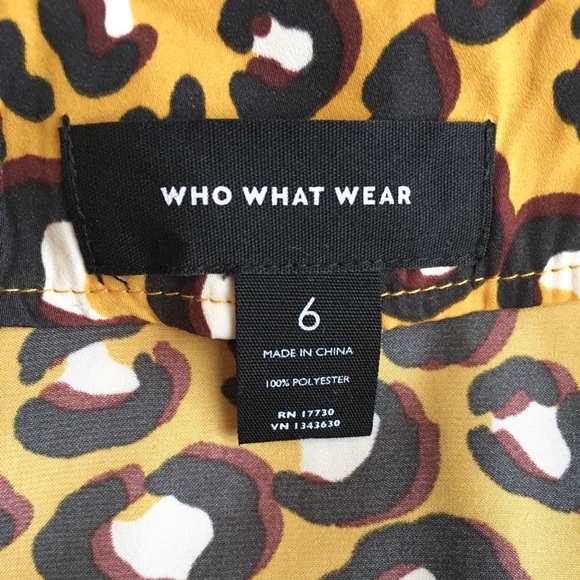 2/$12! Who What Wear Leopard Print Midi Skirt - Picture 12 of 15